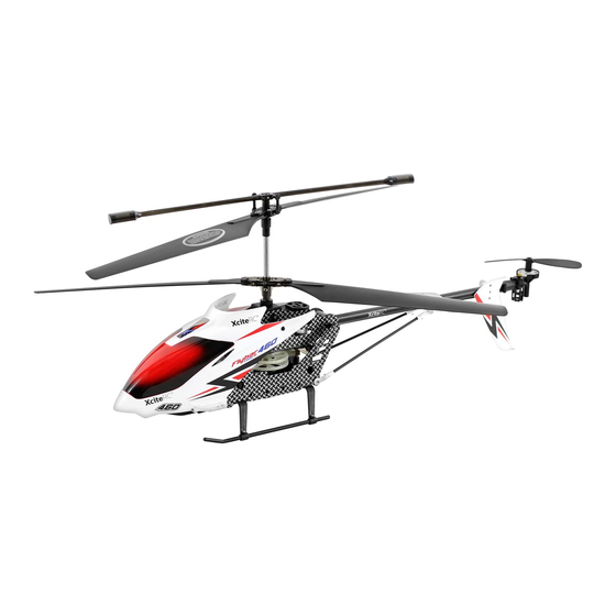 XciteRC Flybar 460XL Coaxial Helicopter Manuals