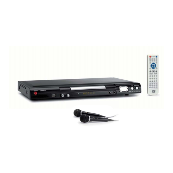 LENCO DVD-30K Instruction Manual