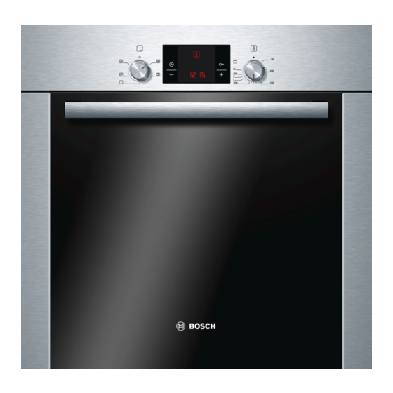 Bosch HBA13B253B Instruction Manual
