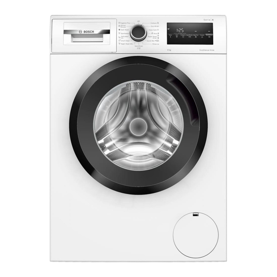 Bosch WAN28267BY User Manual And Installation Instructions
