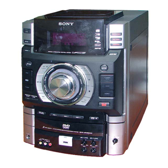 Sony HCD-GN1300D Manuals