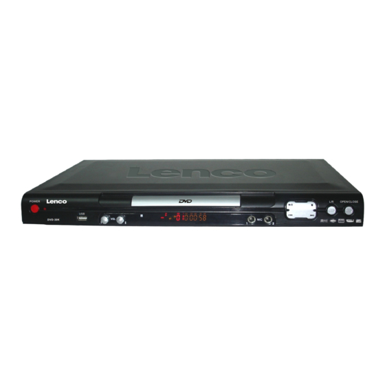 LENCO DVD-30K Instruction Manual
