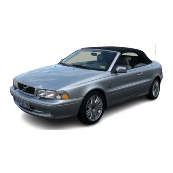 Volvo C70 2004 User Manual