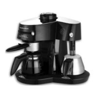 Morphy Richards Cappuccino Espresso coffee maker Instructions Manual