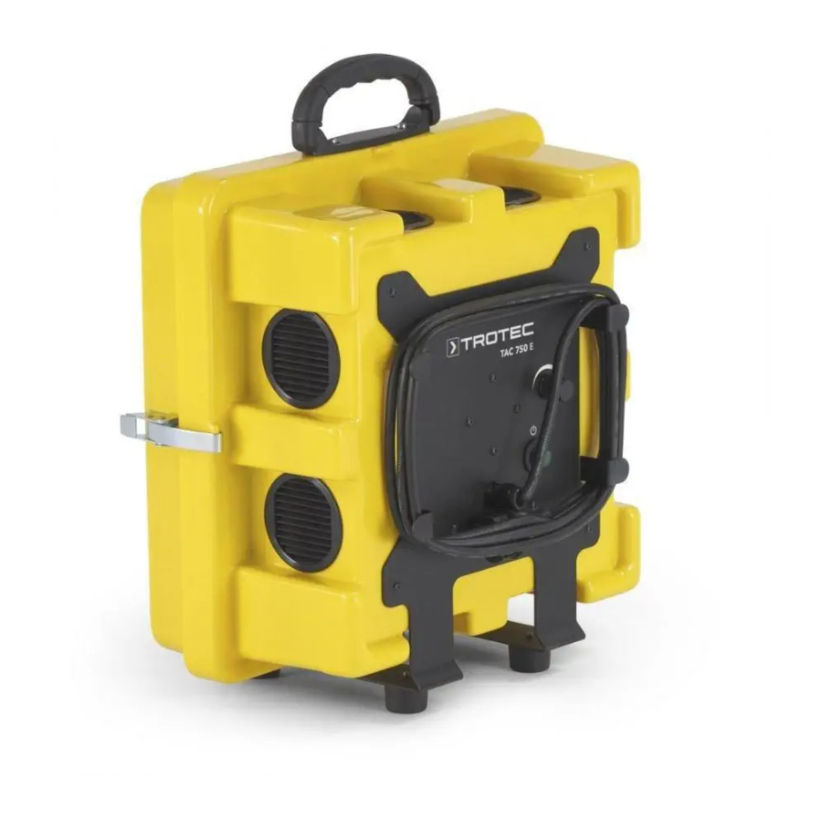 Trotec TAC 750 E Operating Manual