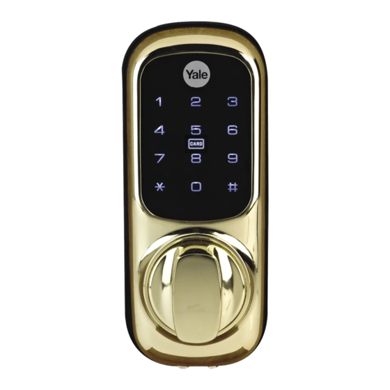 Yale Keyless Connected Smart Lock Installation Manual