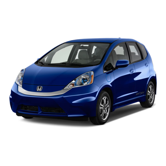 Honda Fit 2014 Technology Reference Manual