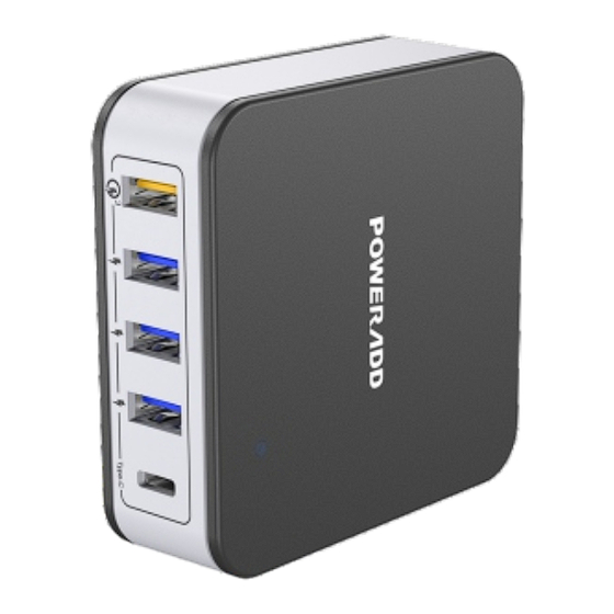 Poweradd QC 3.0 & Type-C USB adapter User Manual