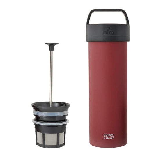 ESPRO ULTRALIGHT COFFE AND TEA PRESS Quick Start Manual