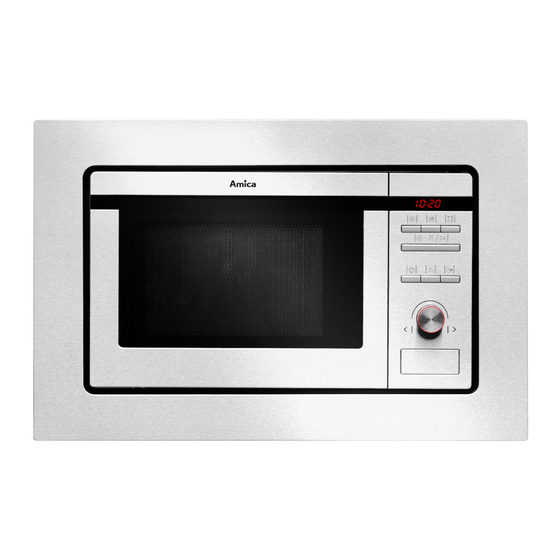 Amica AMMB20E1GI INTEGRA Installation Manual