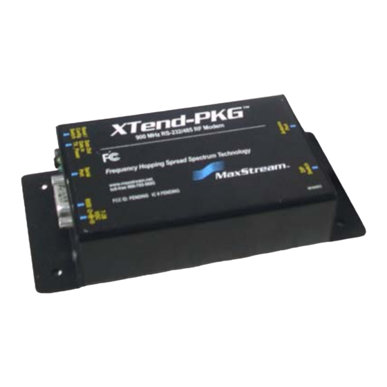 MaxStream XTH9-PKI-R-128 Product Manual