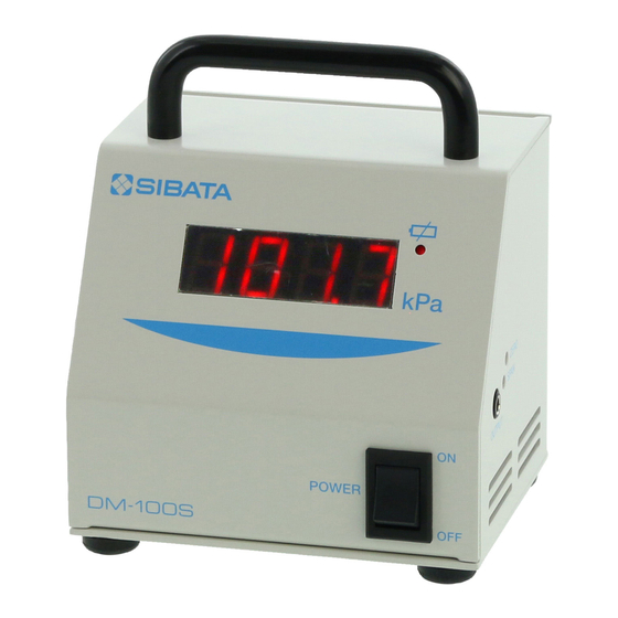 Sibata DM-100S Operation Manual