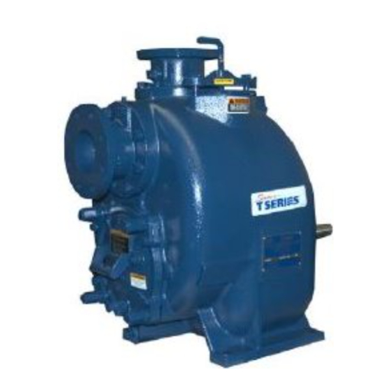 GORMAN-RUPP PUMPS T4A3S-B Installation, Operation, And Maintenance Manual With Parts List