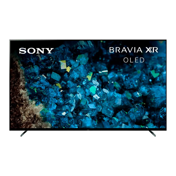 User Manuals: Sony XR-65A80L OLED 4K TV