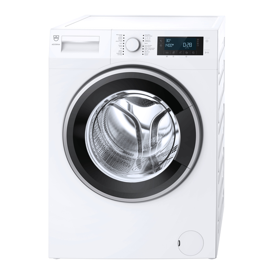 V-ZUG AdorinaWaschen V600 Installation Instructions Manual