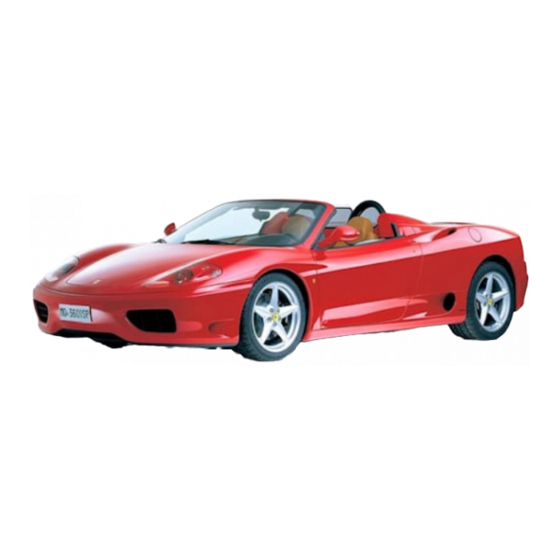 Ferrari 360 spider Manuals
