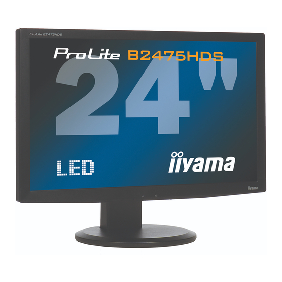 Iiyama ProLite B2475HDS User Manual
