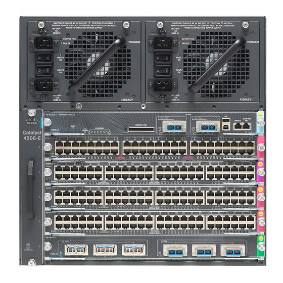 Cisco Catalyst 4500 Series Configuration Manual