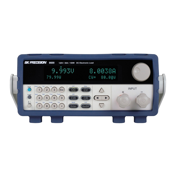 BK Precision 8600 User Manual