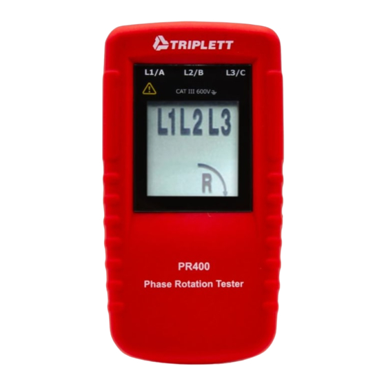 Triplett PR400 User Manual