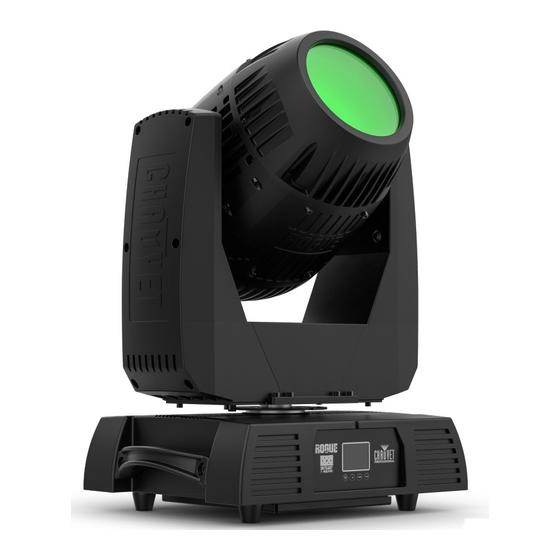 Chauvet Professional Rogue Outcast 1 Beam Quick Reference Manual