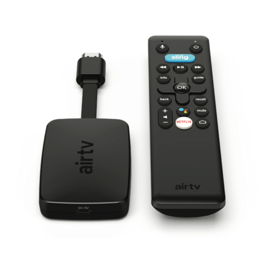 AIRTV MINI LET'S GET STARTED Pdf Download | ManualsLib