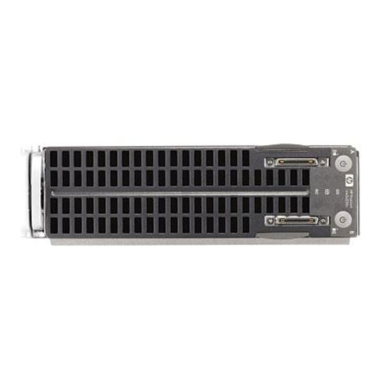 HP ProLiant xw2x220c Blade Workstation Maintenance And Service Manual