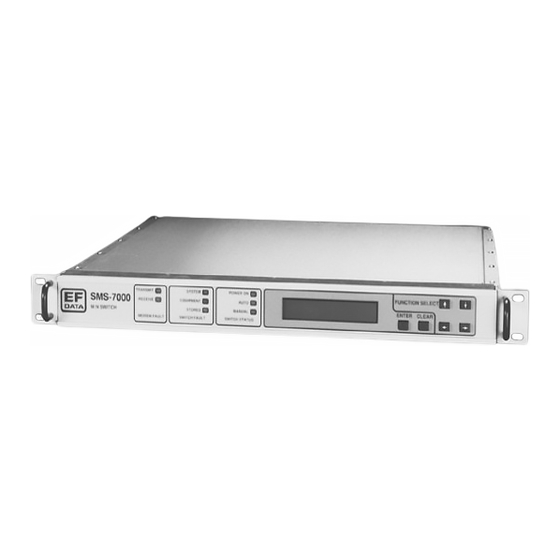 Comtech EF Data SMS-7000 Manuals