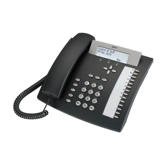 TIPTEL 290 ISDN Operating Instructions Manual