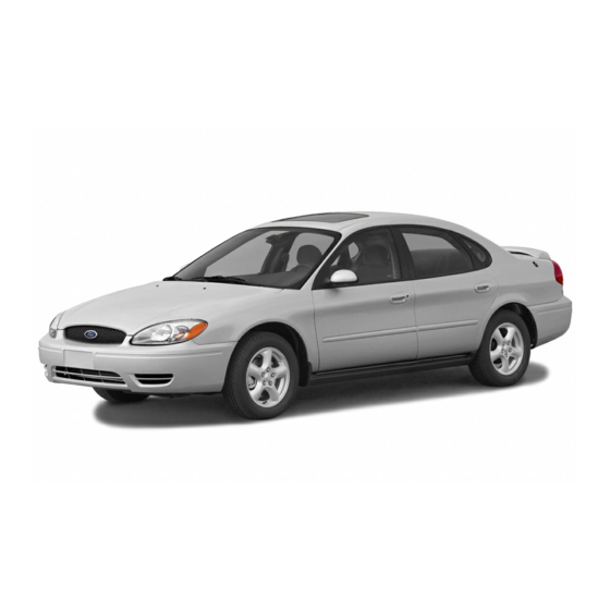 Ford Taurus 2005 Owner's Manual