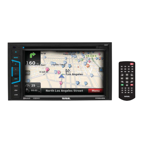 User Manuals: Ssl DD864BN Car DVD Receiver