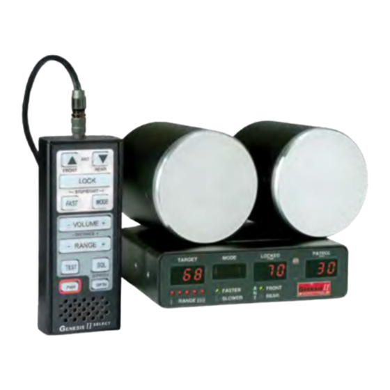 Decatur Electronics Genesis II Select Directional User Manual And Installation Manual