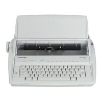 Brother BRTML100 - Standard Electronic Typewriter User Manual