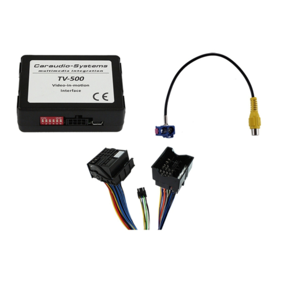 Caraudio-Systems TF-LR17 Manual