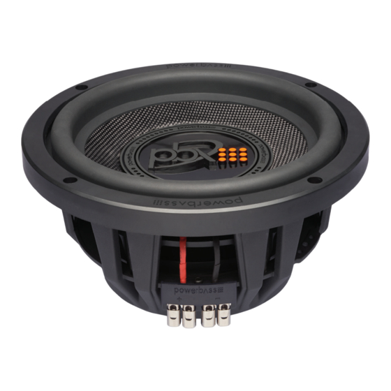 PowerBass 2XL-1040D Subwoofer Manuals