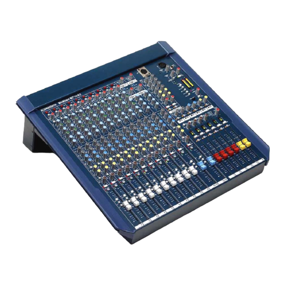 ALLEN & HEATH 14:4:2 MixWizard WZ3 Service Information
