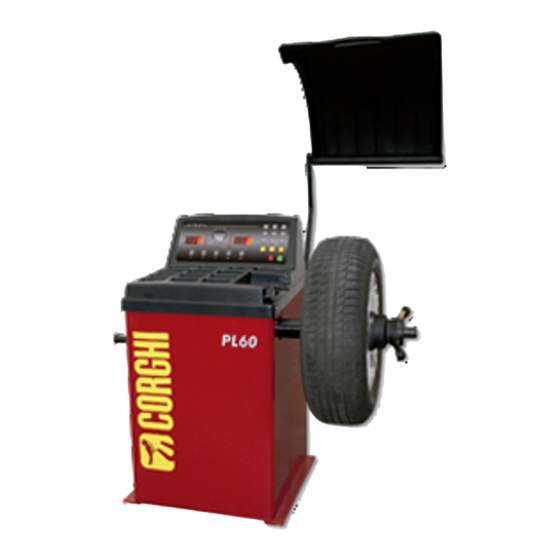 Corghi ProLine 60 Operator's Manual
