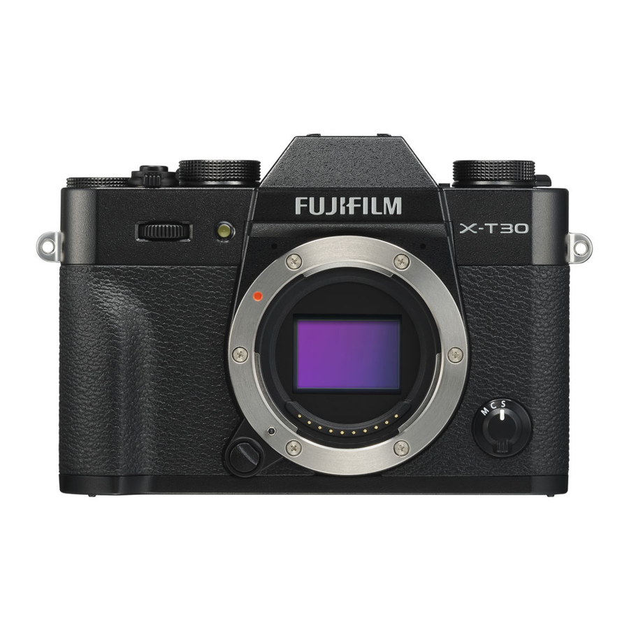 FujiFilm X-T30 - Digital Camera Manual