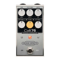 Origin Effects Cali76 Getting Started Manual