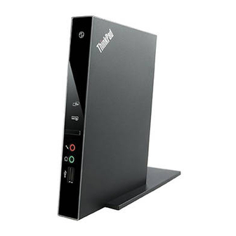 Lenovo USB Port Replicator with Digital Video - ThinkPad USB Port Replicator Manuals