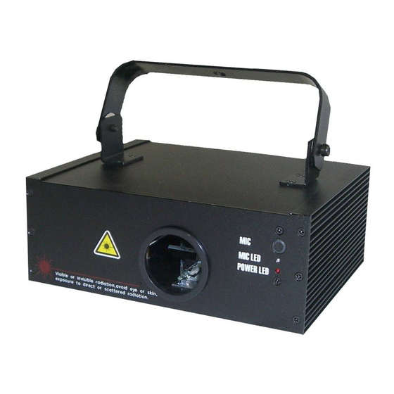 Laserworld EL-50G DMX Manual