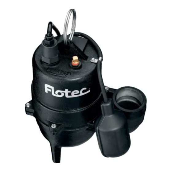 Flotec 3601A SERIES Owner's Manual