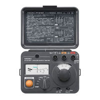 Hioki 3151 Instruction Manual