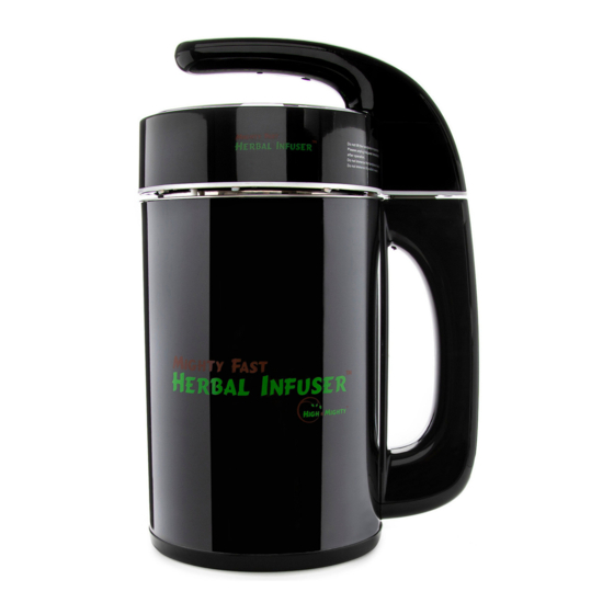 High & Mighty Enterprises Mighty Fast Herbal Infuser User Manual