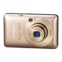 Canon SD780 - Powershot IS - 12.1 Megapixels Digital Camera User Manual