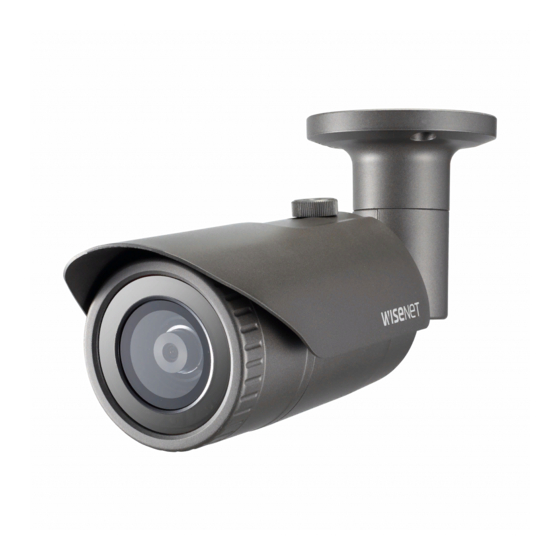 Wisenet QNO-6082R1 Quick Manual