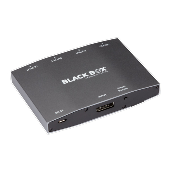 Black Box DPMSTHUB-4P Manuals