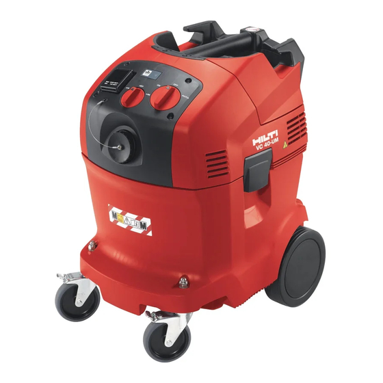 Hilti VC 20 Instructions Manual