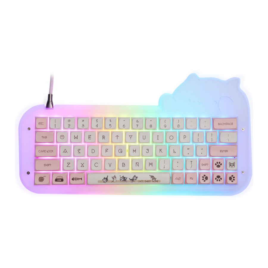 EPOMAKER Mini Cat 64 - 60% Hot-Swap Wired Mechanical Keyboard Manual