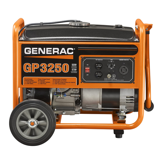 Generac Power Systems GP3250 Manuals
